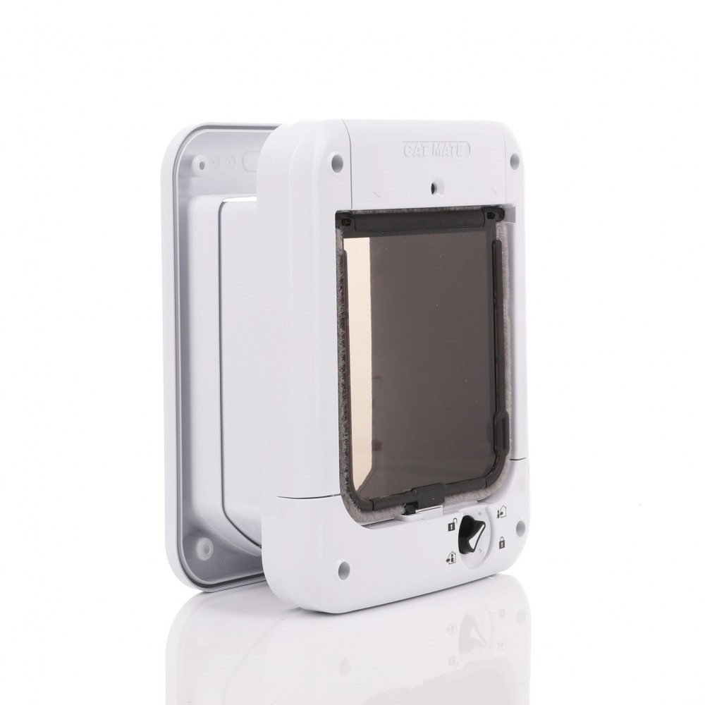 Cat Mate Microchip Cat Door 360 White PetMate