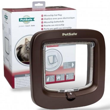 Petsafe Microchip Activated Cat Flap -  Brown
