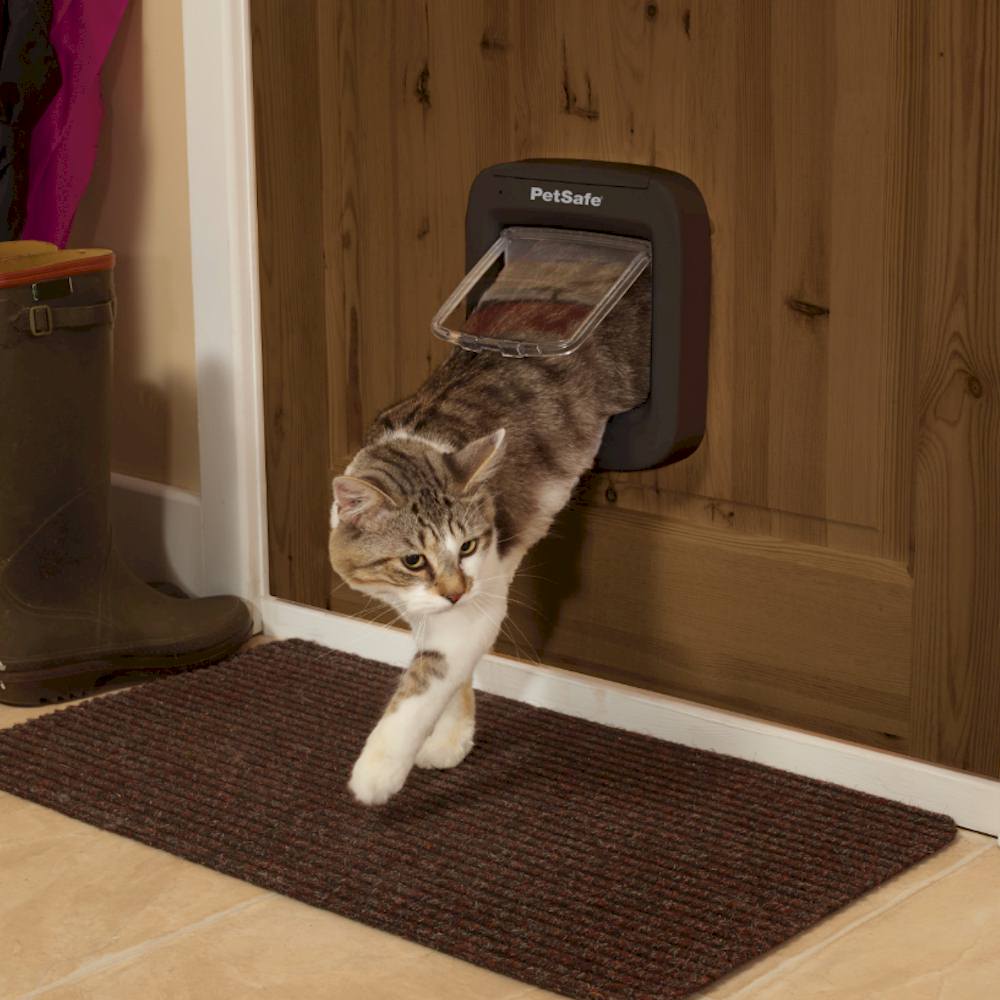 Microchip Cat Flap Brown by Petsafe