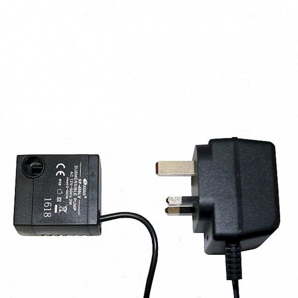 Drinkwell® Replacement Pump with UK Adaptor – Fits Stainless Steel 360, Avalon & Pagoda Pet Fountains