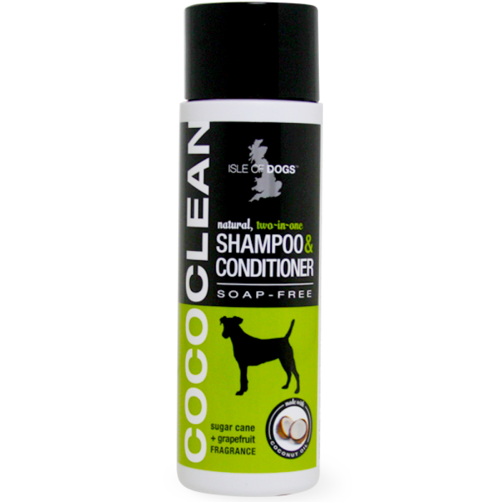 CoCo Clean Dog Shampoo and Conditioner (Soap Free) Sugar cane and grape juice fragrance - Isle Of Dogs 