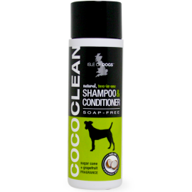 CoCo Clean Dog Shampoo and Conditioner (Soap Free) Sugar cane and grape juice fragrance - Isle Of Dogs 