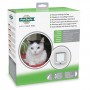PetSafe Manual White 4-Way Locking Cat Flap – Secure & Easy-to-Install Cat Door
