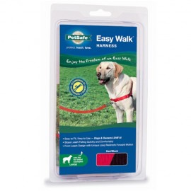 Easy Walk Dog Harness - Large - Red