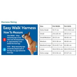 Easy Walk Dog Harness - Medium-Large - Black