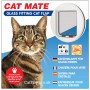 Cat Mate 210W Glass-Fitting Cat Flap – 4-Way Locking, Slimline & Secure (245mm)