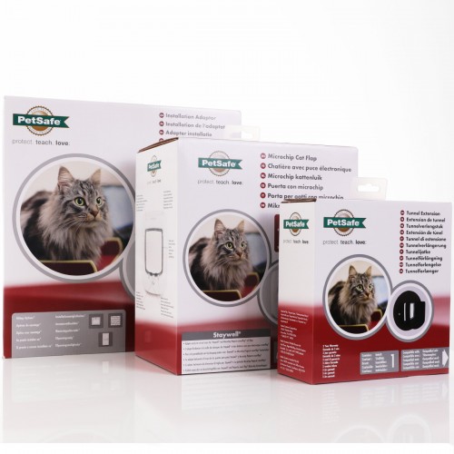 PetSafe Microchip Cat Flap Wall Kit 372mm | 6 Tunnel Extensions