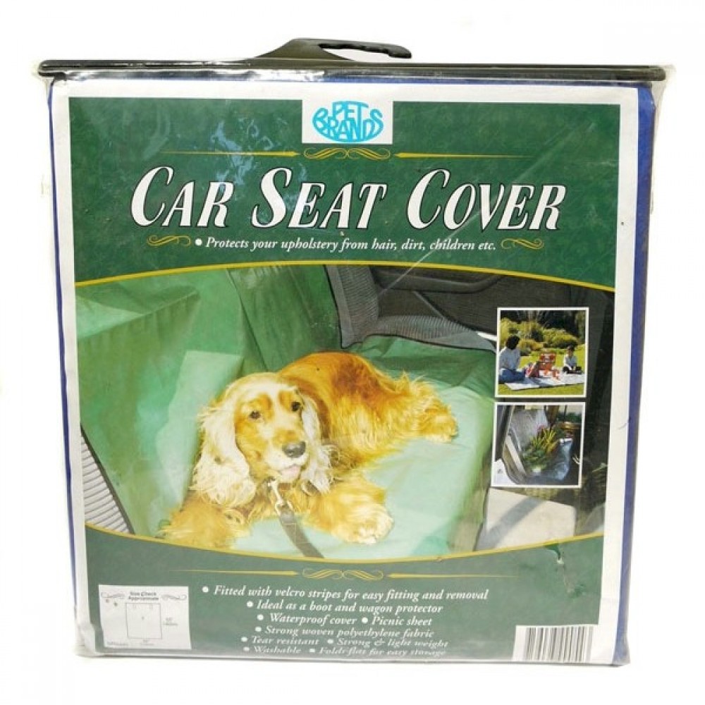 Dog Car Seat Cover - Blue