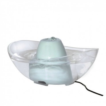 PetSafe Drinkwell Sedona 3L Ceramic Pet Fountain – Ultra-Quiet, Flowing Water Dispenser for Cats & Dogs