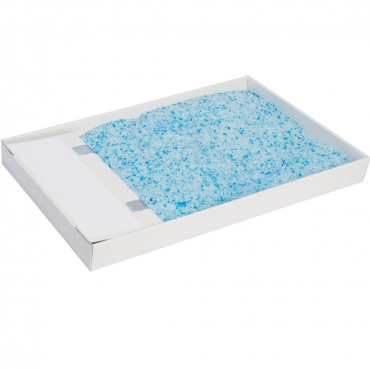 ScoopFree™ Replacement Blue Crystal Litter Tray (1-Pack) – Disposable, Odour-Control, Leak-Proof Cat Litter