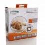 Magnetic Cat Flap Brown 224mm x 224mm – 4-Way Locking, Weather-Resistant & Secure Access