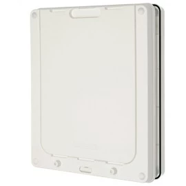 Closer Pets - Dog Mate - Medium Dog Door - White  - 215W