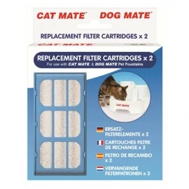Petmate Water Fountain Replacement Filter Cartridge (Pack of 2)