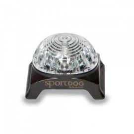 White Waterproof LED Dog Collar Light for Night Walks – SportDOG Locator Beacon