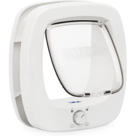 PetSafe White Big Cat Flap – Spacious & Secure Door for Large Cats & Small Dogs
