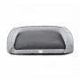Extra large Dog Bed Grey Antibacterial Bolstered 
