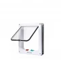 Small - 4-Way Locking Cat Door Flap – White