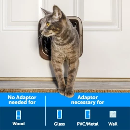 PetSafe Manual Brown 4-Way Locking Cat Flap – Staywell 320 Replacemen