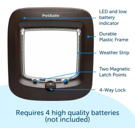 Petsafe Microchip Activated Cat Flap -  Brown