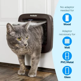 Petsafe Microchip Activated Cat Flap -  Brown