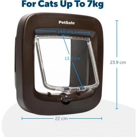 Petsafe Microchip Activated Cat Flap -  Brown