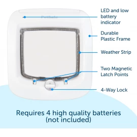Petsafe Microchip Activated Cat Flap -  White