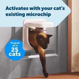 PetPorte Smart Flap - Microchip  - White