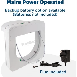 PetPorte Smart Flap - Microchip  - White