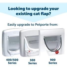 PetPorte Smart Flap - Microchip  - White