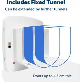 Staywell 420 Deluxe Magnetic Cat Flap Woodgrain