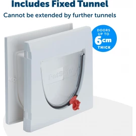Petsafe Staywell - Classic 4 Way Locking Cat Flap With Tunnel - 917