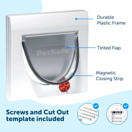 Petsafe Staywell - Classic 4 Way Locking Cat Flap With Tunnel - 917
