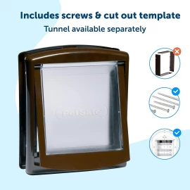 PetSafe - Staywell - Small Dog Flap White - 715