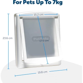 PetSafe - Staywell - Small Dog Flap White - 715