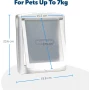 PetSafe - Staywell - Small Dog Flap White - 715