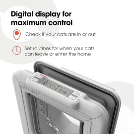Cat Mate Elite Super Selective Cat Flap - White - 305