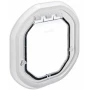 Dogwalk Glass Fitting Dog Door - White - G-DDW