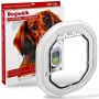 Dogwalk Glass Fitting Dog Door - White - G-DDW