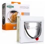 Classic Cream White 4-Way Locking Cat Flap