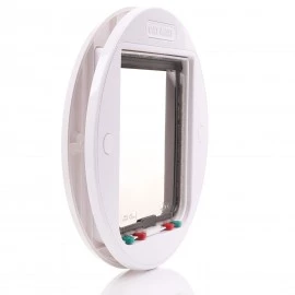Cat Mate 357 Large Cat & Small Dog Glass-Fitting Cat Flap – Slimline & Secure