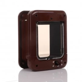 Closer Pets - Cat Mate Microchip Cat Flap - Brown - 360B