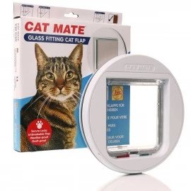 Cat Mate 210W Glass Fitting Cat Flap for Sliding Patio Door