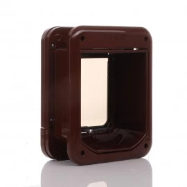 Closer Pets - Cat Mate Microchip Cat Flap - Brown - 360B