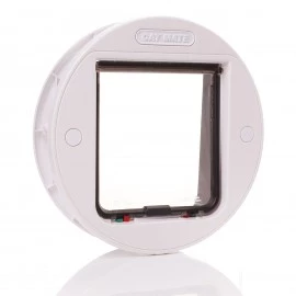 Cat Mate 357 Large Cat & Small Dog Glass-Fitting Cat Flap – Slimline & Secure