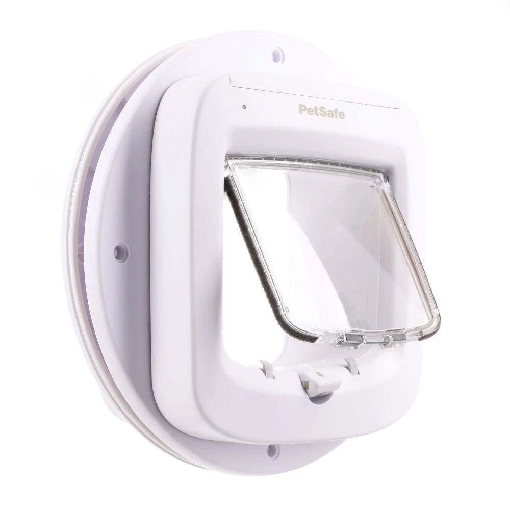 Microchip Door With Glass Cat Flap And Adaptor 