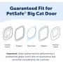 Big Cat Flap Glass Installation Adaptor