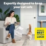 PetSafe White Big Cat Flap – Spacious & Secure Door for Large Cats & Small Dogs