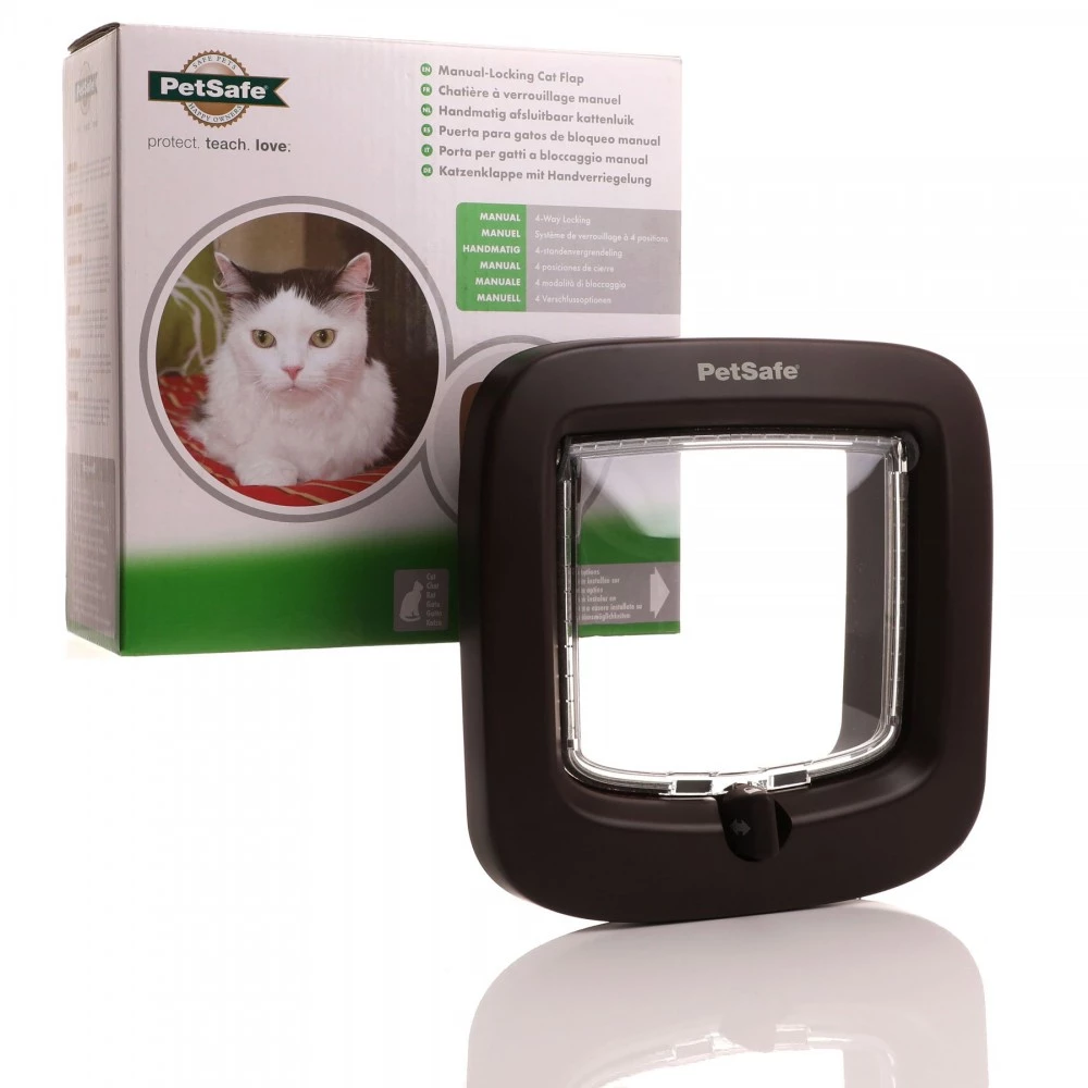 PetSafe Manual Brown 4-Way Locking Cat Flap – Staywell 320 Replacemen