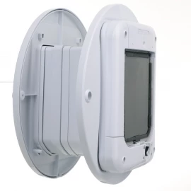 Cat Mate Microchip Cat Flap Wall Kit 220mm | 3 Tunnel Extensions