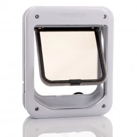 Cat Mate Rotary 4-Way Locking Cat Flap – White (Model 358W)